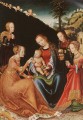 der mystischen Vermählung der St Catherine Lucas Cranach der Ältere